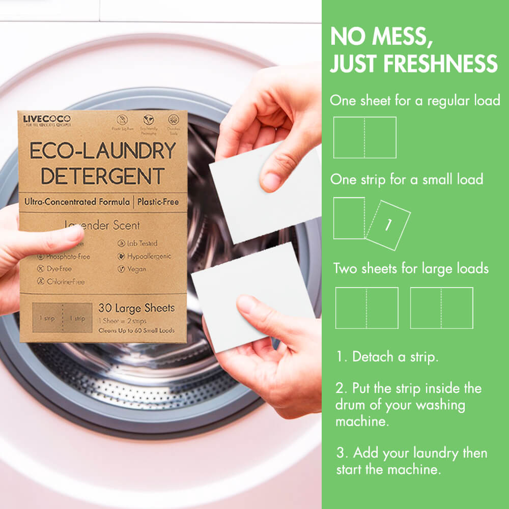 Eco-Laundry Detergent Sheets (60 Loads)