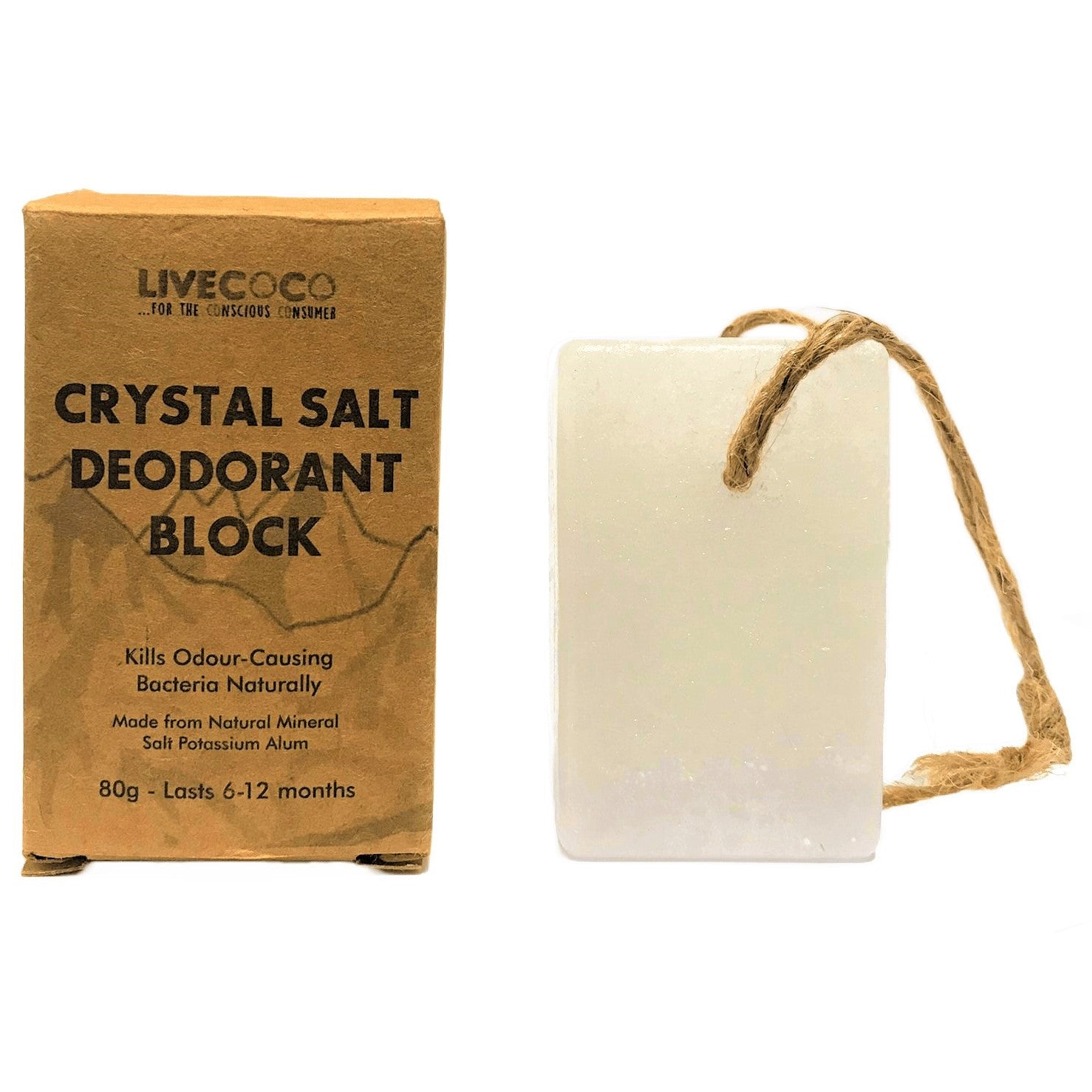 Crystal Salt Deodorant - Get 6 for the price of 4 Today & Free Delivery