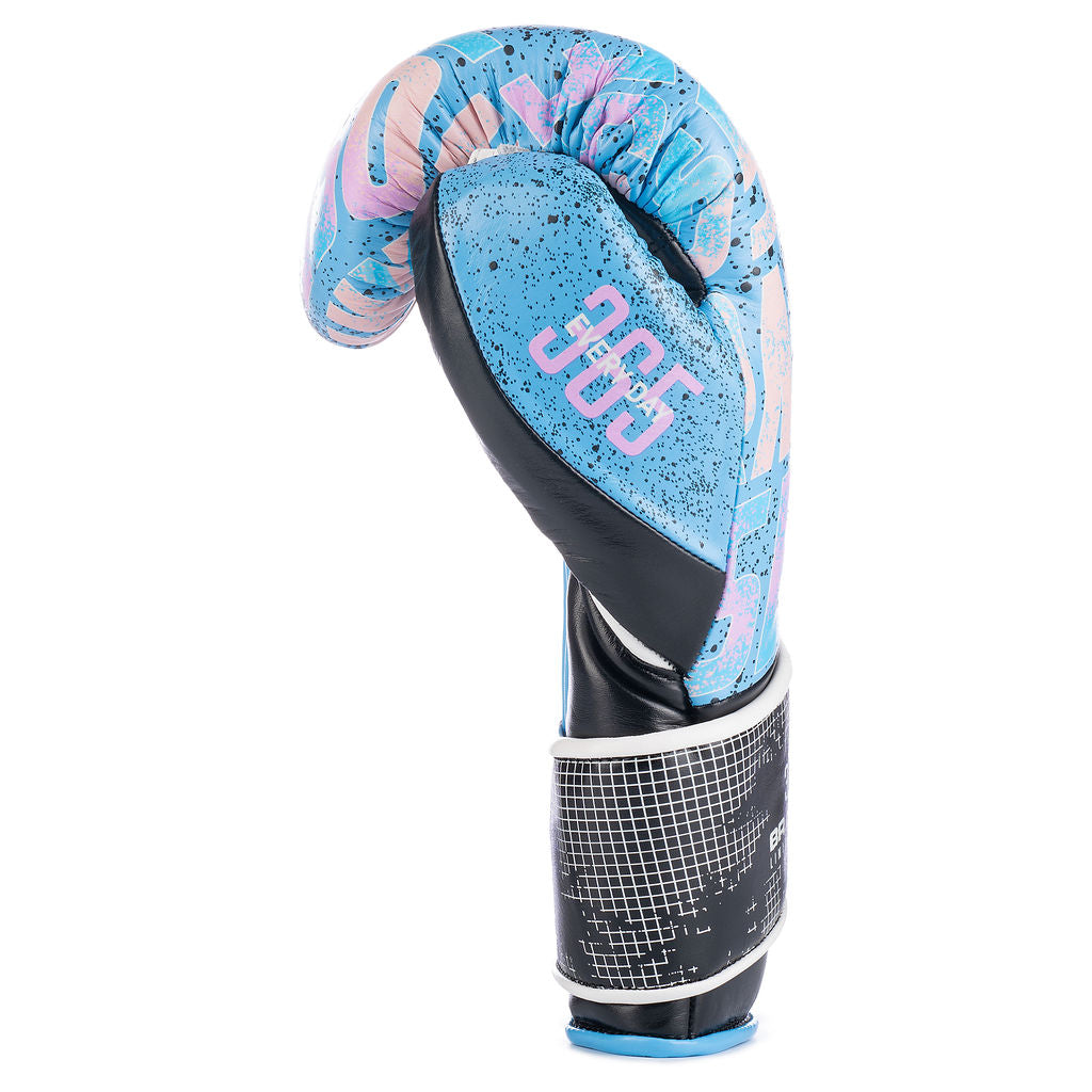 Bravose Limited Edition 16oz Velcro Boxing Gloves – Blue Edition