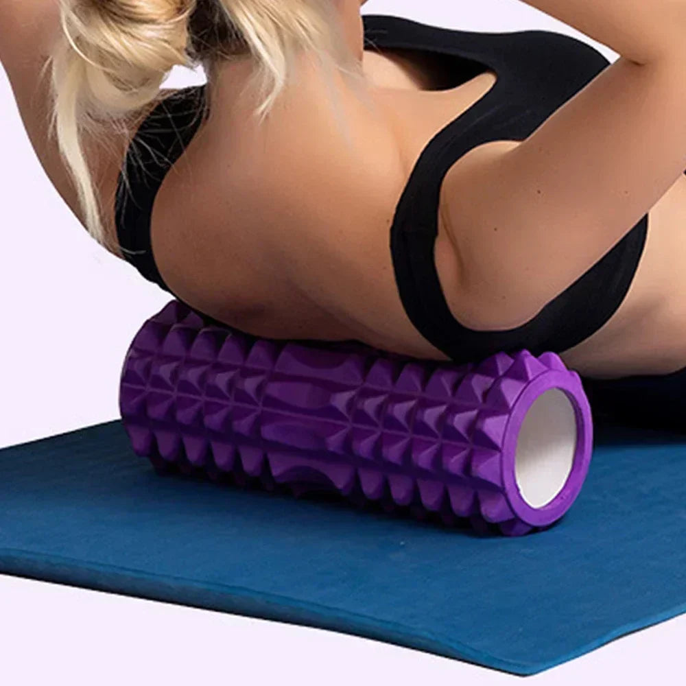 Yoga Foam Roller Pilates Back Massage Brick (Purple)