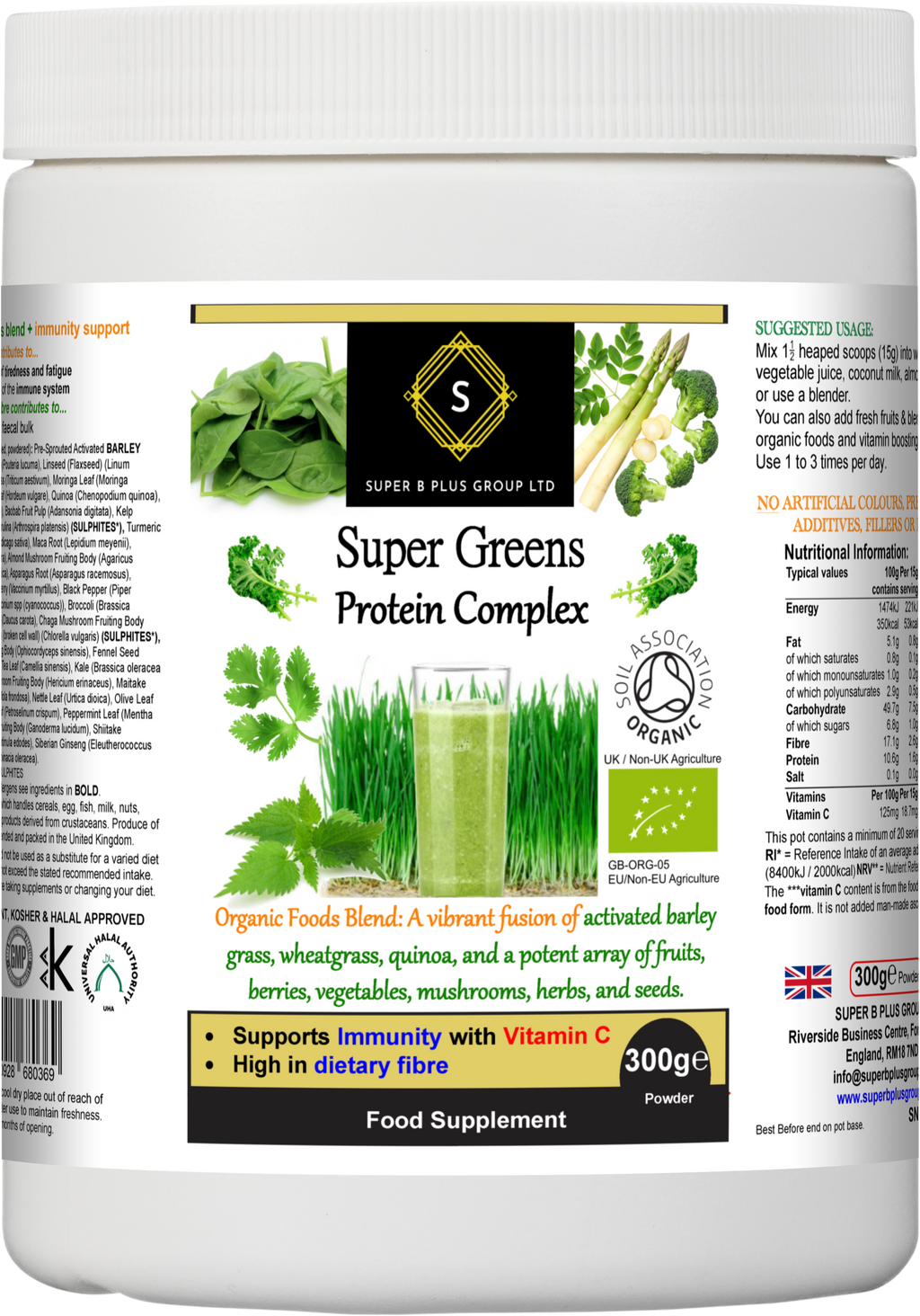 Super Greens Protein Complex