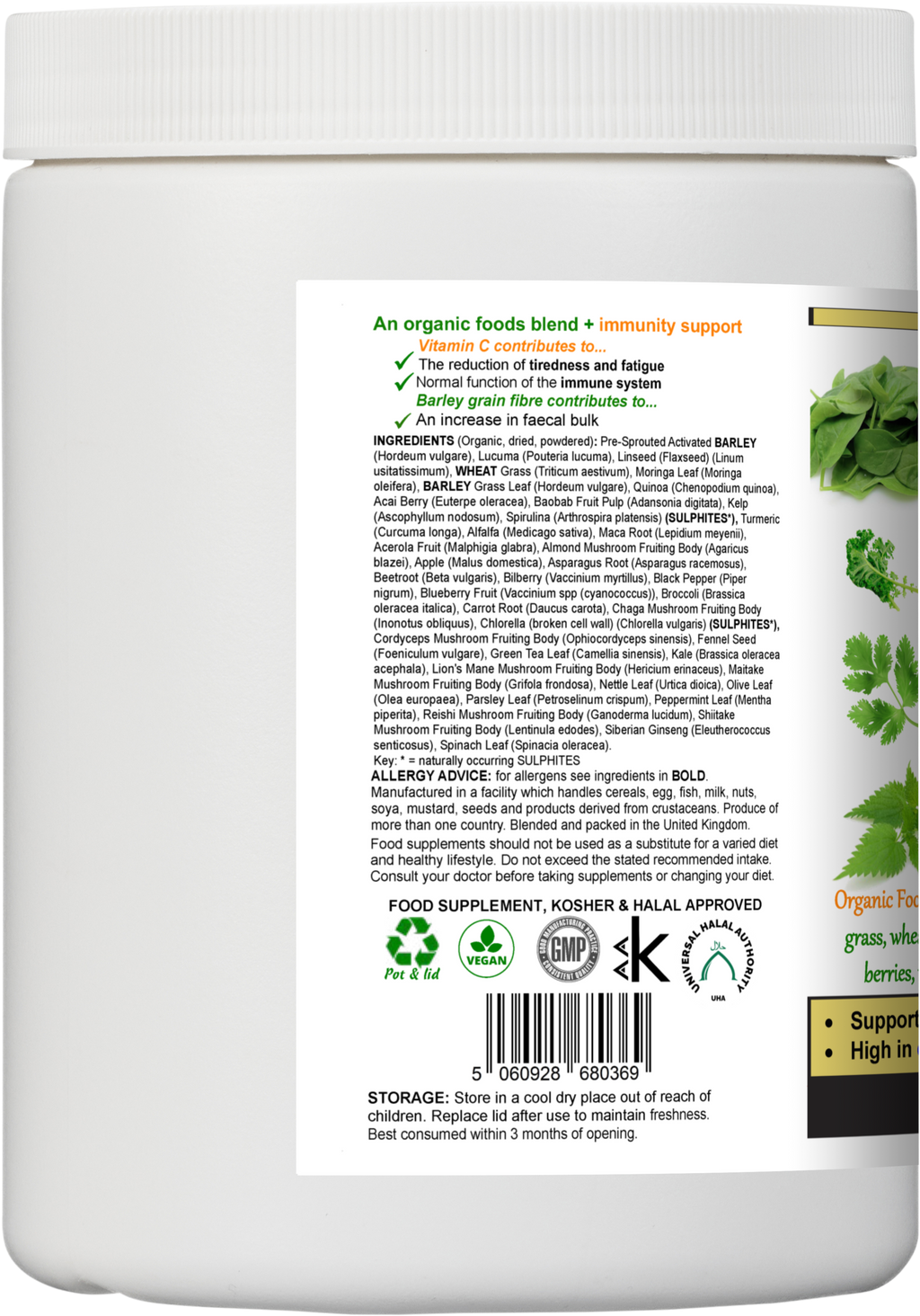 Super Greens Protein Complex