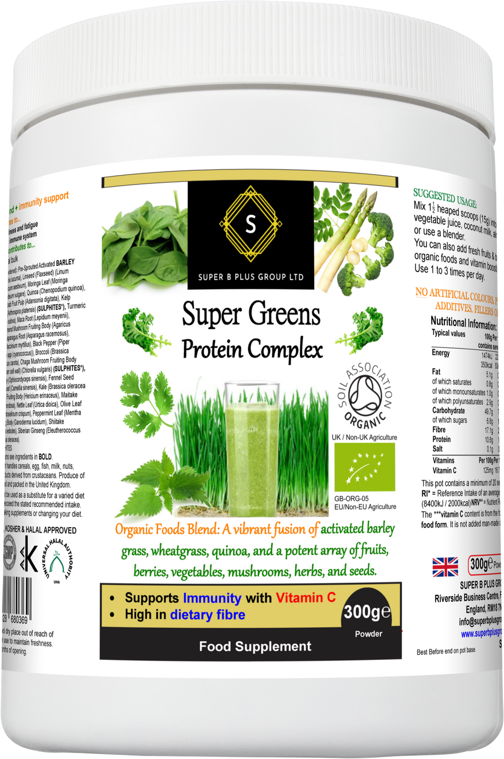 Super Greens Protein Complex