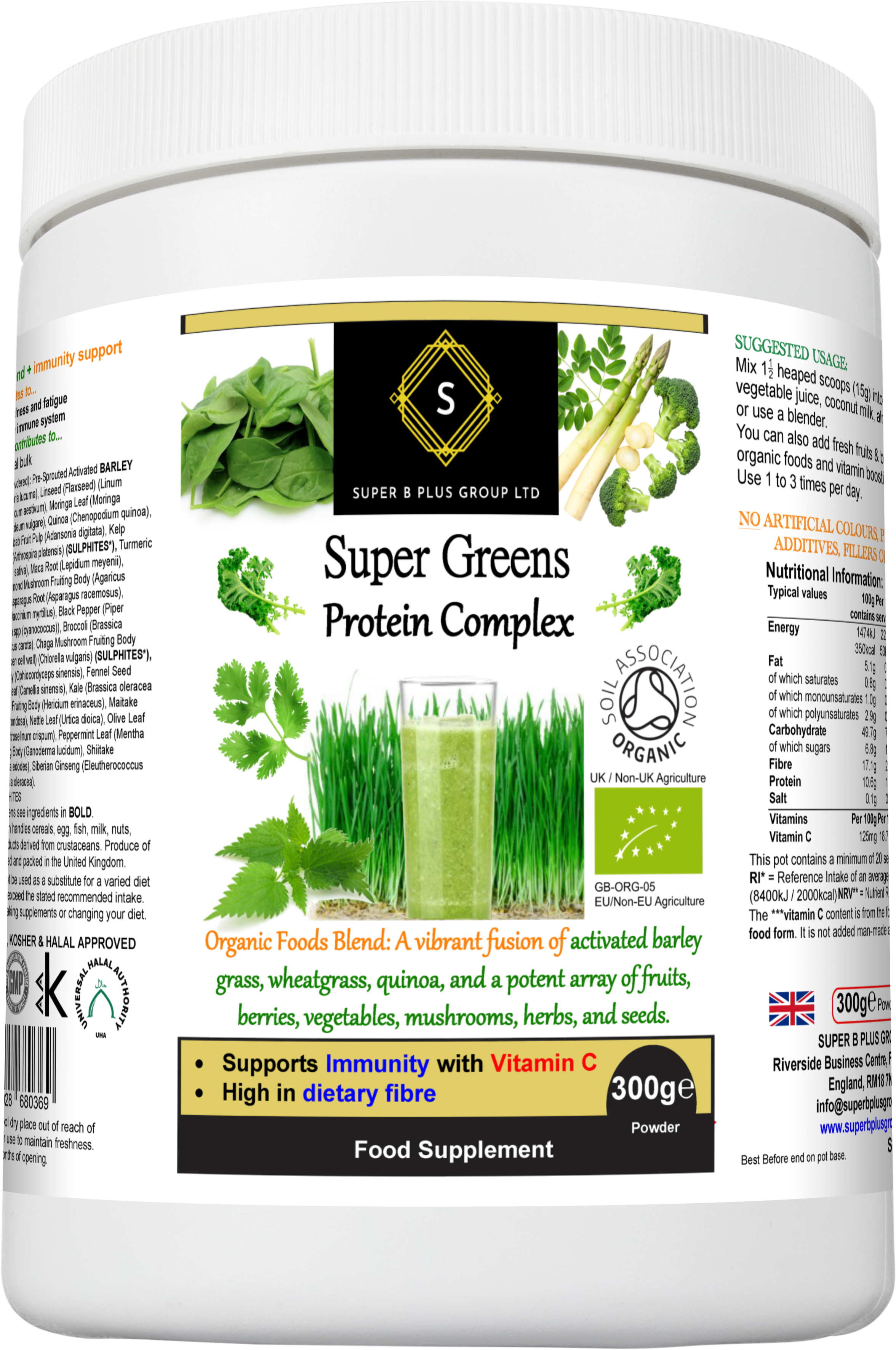 Super Greens Protein Complex