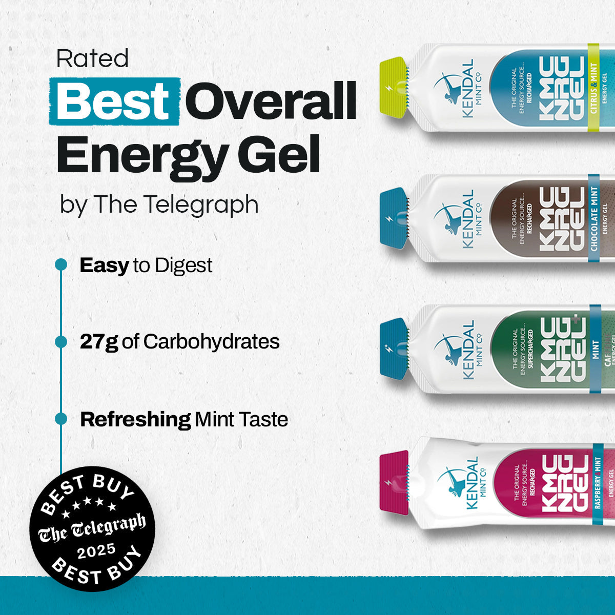 KMC NRG GEL Mixed Flavour Energy Gel Bundles (Save up to 40%)