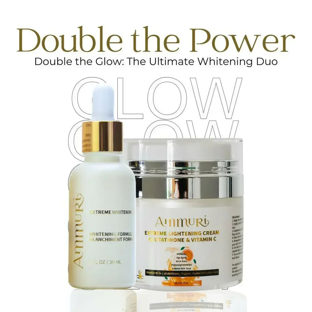 Ammuri Brightening Cream & Serum Set for Radiant Skin