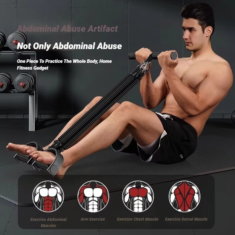 Stackable Tension Bands Abdominal Exercise Tool