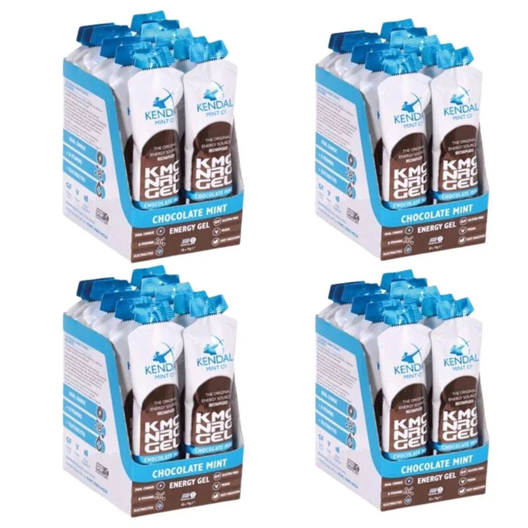 KMC NRG GEL Chocolate Mint Flavour Bundle L (48x70g Gels)
